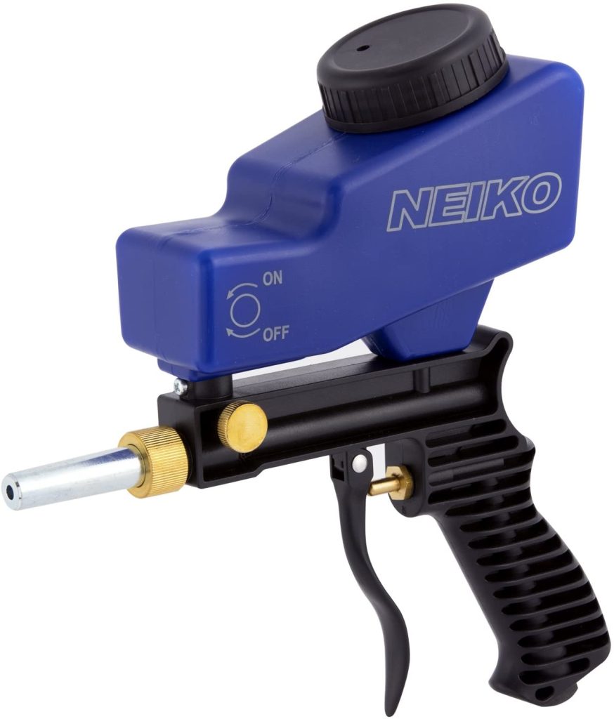 Neiko 30068A Abrasive Air Sand Blaster Gun 2 with long nozzle and long trigger